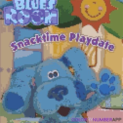 My Blue's Room Snacktime Playdate Color By Number by KatelynBrown2002 on DeviantArt