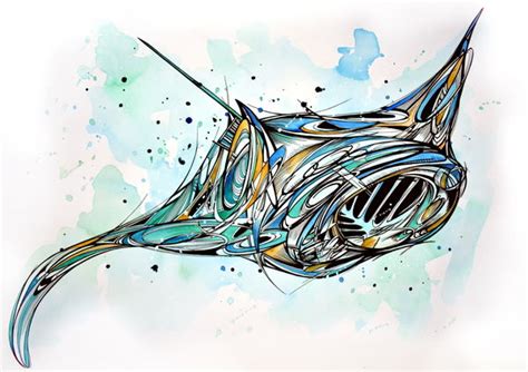 Manta Ray Archived Fionaclarkeart Co Nz