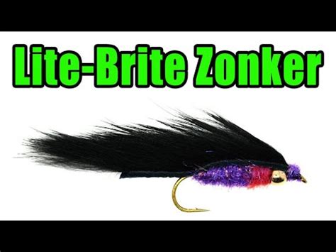 Lite Brite Zonker Fly Tying Youtube