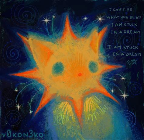 A Painting Of A Star With Words Written On It