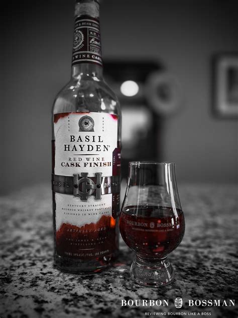 Review Of Basil Hayden Red Wine Cask Finish Bourbon Bossman