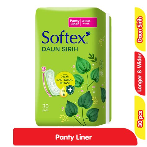 Jual Softex Daun Sirih Pantyliner Longer And Wider Cm Pcs