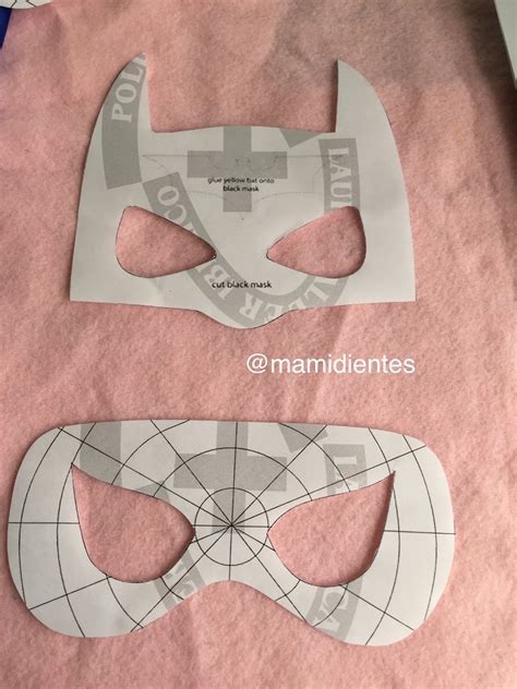 Cómo Hacer Antifaces De Superhéroes Mami Dientes