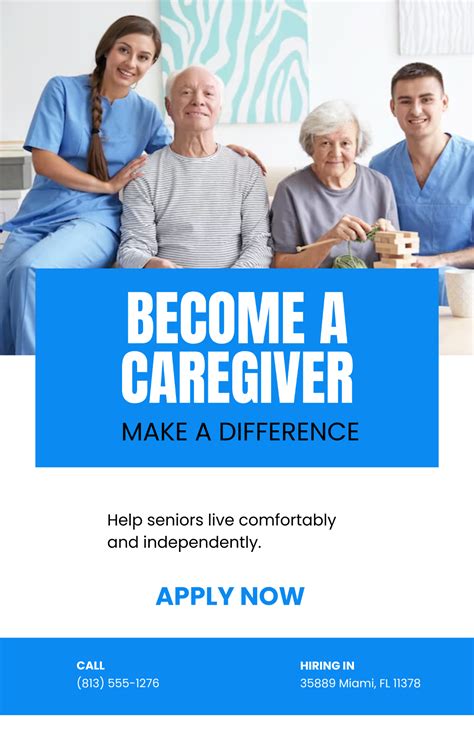 Infographics Caregiver Job
