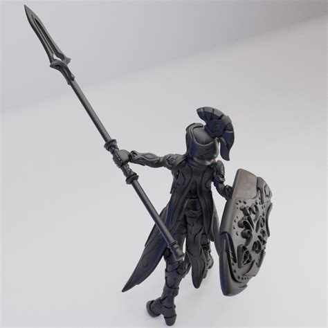 Hot Goblin 不死の光槍刃ヌードC ミニチュア ホットゴブリン 槍 エルフ