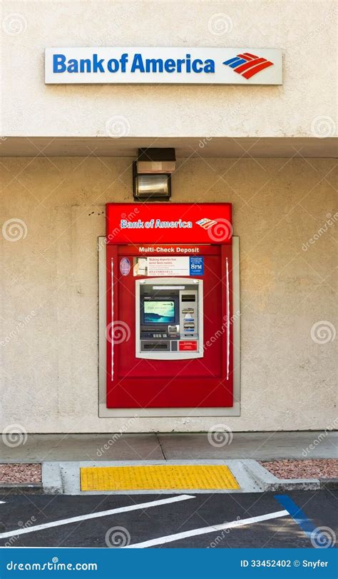 SACRAMENTO, USA - SEPTEMBER 5: Bank Of America ATM Machine On Se ...