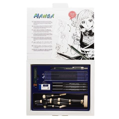 Faber Castell Manga Starter Set Pitt Artist Pens Warehouse Stationery NZ