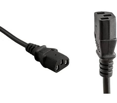 Black Pvc 3 Pin Computer Power Supply Cord At Best Price In New Delhi Id 25312988073