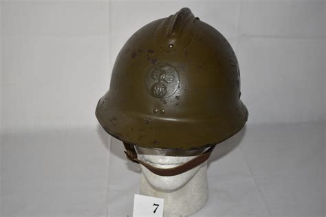 Lot French Wwii M Adrian Helmet