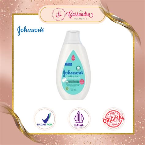 Jual JOHNSONS MILK RICE HAIR AND BODY BABY BATH 100ML 200ML