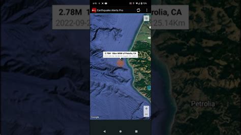 Earthquake Petrolia California Youtube