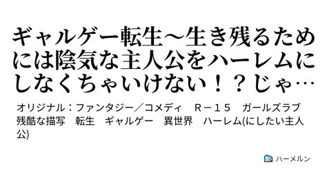 ギャルゲー転生～生き残るためには陰気な主人公をハーレムにしなくちゃいけない！？じゃあ私ヒロインの好感度教える親友役やります！ってなんでもう