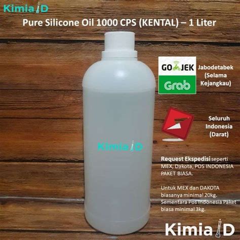 Jual KIMIA ID Silicone Oil 1000 Cps 1 Liter Pelumas Karat Gembok Karet