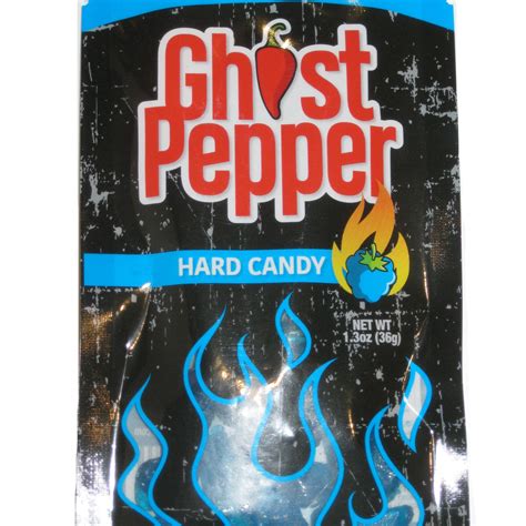 Flamethrower Candy Ghost Pepper Hard Candy Blue Raspberry 13oz Pack