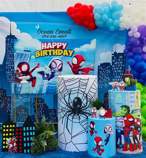 Spidey Birthday Party Birthday Party Ideas Photo 1 Of 6 Catch My Party