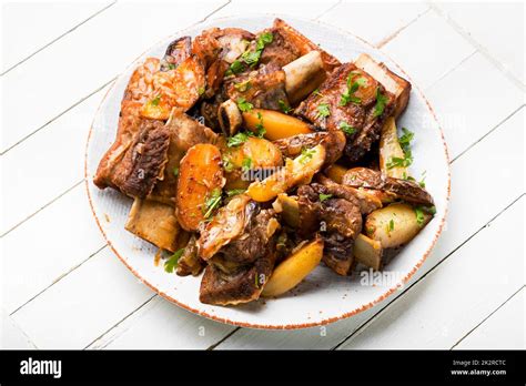 Beef stew with potatoes Stock Photo - Alamy