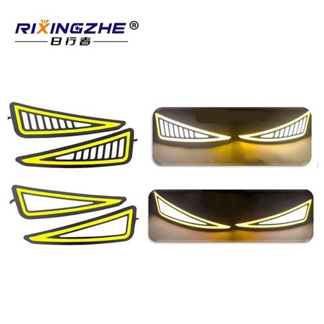 Car Styling Drl COB LED Lamp Flexible DRL Universal Daytime Running