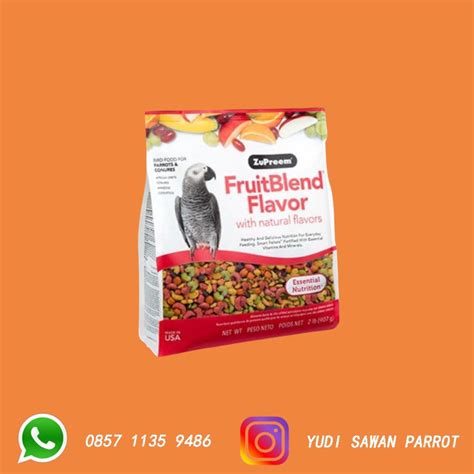 Jual Fruitblend Makanan Pakan Pelet Buah Burung Macaw Kakatua Shopee