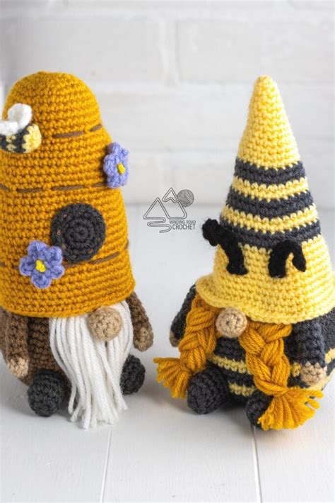 Crochet Bumblebee Gnome Free Crochet Pattern Winding Road Crochet