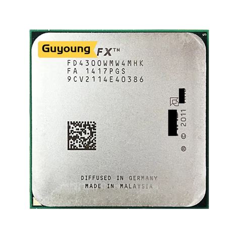 FX Series 4300 4300 3 8 GHz Processador De CPU Quad Core FD4300WMW4MHK