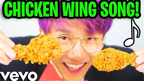 THE CHICKEN WING SONG! (Official LankyBox Music Video) Chords - Chordify