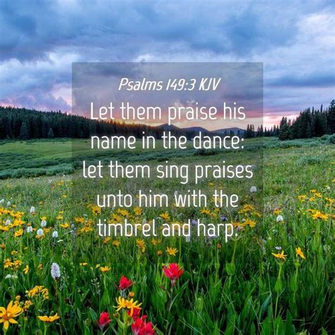 Psalms 149:3 KJV Bible Verse Images