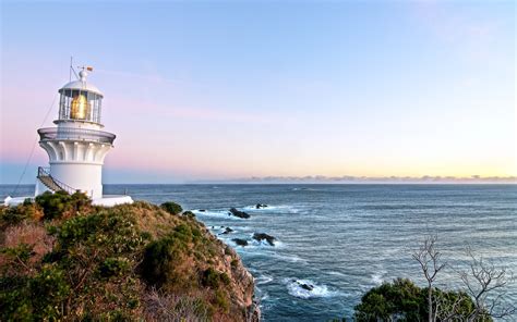 White Lighthouse During Daytime HD Wallpaper Wallpaper Flare