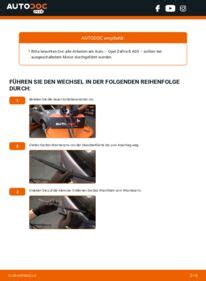 Scheibenwischer Hinten Selber Wechseln Opel Zafira B A05