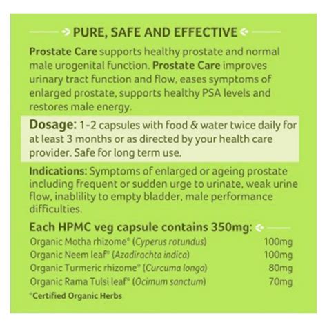 Prostate Care Capsule Ayuda Organics