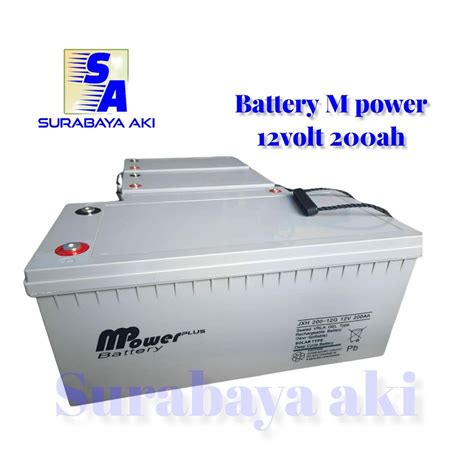 Jual Baterai VRLA Gel 12V 200Ah MPower 200ah Baterai MPower 12v 200ah M