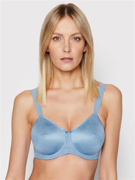 Triumph Reggiseno Con Ferretto Essential Minimizer 10166830 Blu Modivo It