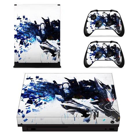 Mecha Xbox One X Skin Decal For Console And 2 Controllers