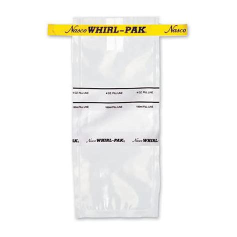 Nasco B01297wa Whirl Pak Sterile Sample Bags With Write On Surface