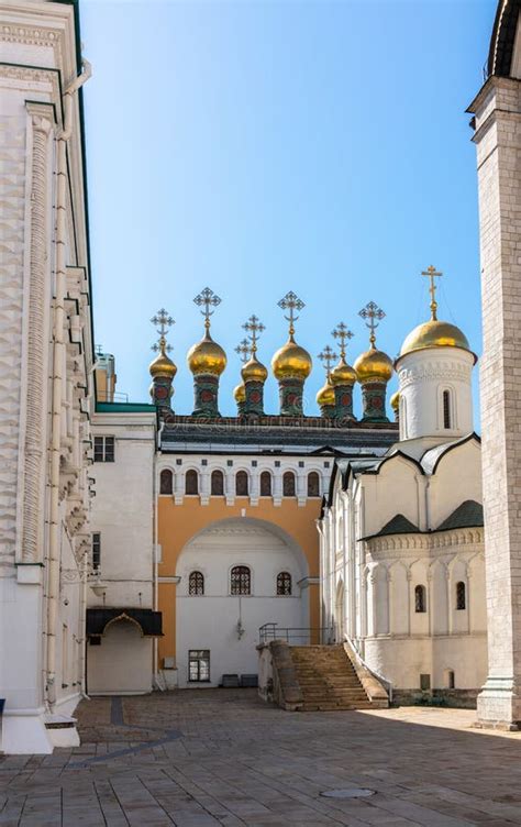 Golden Domes Of Upper Saviour Cathedral And Terem Churches At The Grand