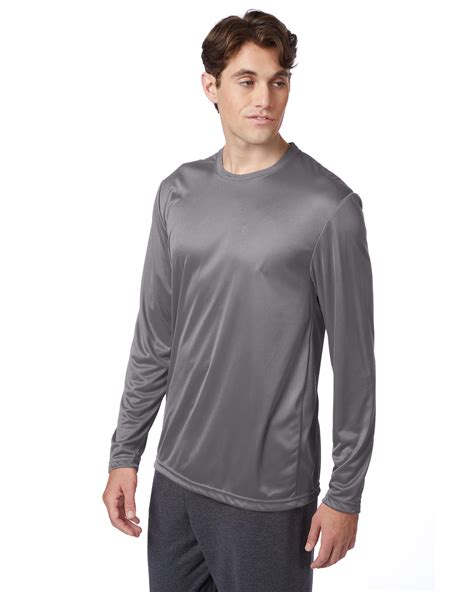 Hanes Adult Cool Dri With Freshiq Long Sleeve Performance T Shirt