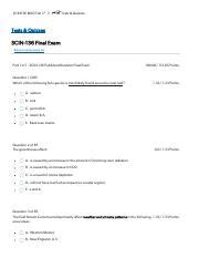 APUS CLE SCIN136 B001 Fall 17 Final Exam Pdf SCIN136 B001 Fall 17