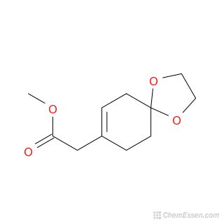 Methyl 2 1 4 Dioxaspiro 4 5 Dec 7 En 8 Yl Acetate Structure C11H16O4