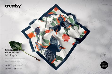 35 Pretty Scarf And Bandana Mockup Templates Creatisimo