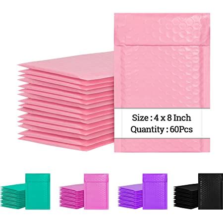 Amazon K MJ 4x8 Bubble Mailer 25 Pc Hot Pink Bubble Mailers For