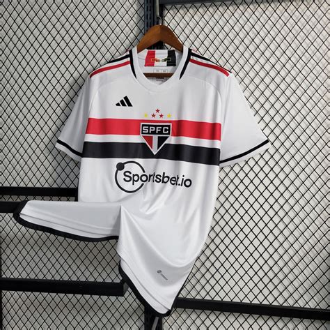 Sao Paulo Domicile 2023 2024 Maillots De Foot Pas Cher 2023 2024