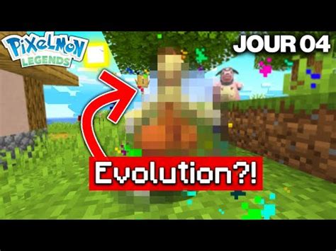 Mon starter ÉVOLUE dans ma survie Pixelmon sur Minecraft 3 YouTube