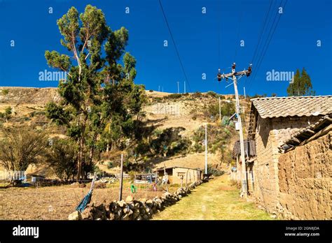 Antacocha Typical Peruvian Village In The Andes Stock Photo Alamy