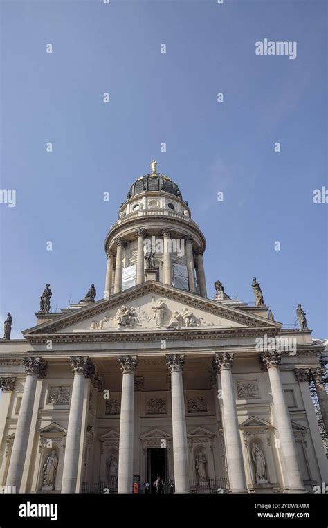 Monumental Building With Classical Columns And Statues Berlin Germany