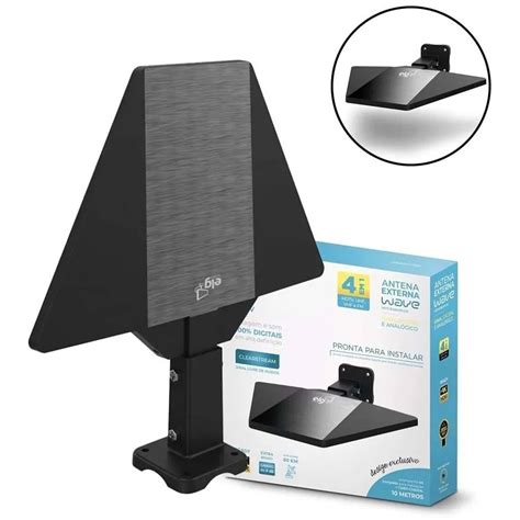 Melhores Antena Digital - Antena Digital Externa Com Cabo 10m Wave Alcance 60km Hdtvex800plus ELG ...