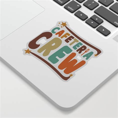 Retro Lunch Lady Cafeteria Crew Sticker By Jauss Designs Society6