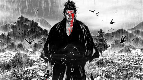 Vagabond Wallpaper 4k Miyamoto Musashi Artwork