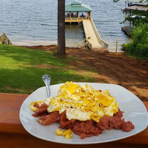 Toledo Bend Breakfast We Call It Corned Beef Bacon Egg Toledobendcab