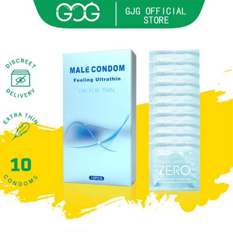 Gjg Olo Ultra Thin Zero Sense Condom Natural Latex Male Condom Lazada Ph