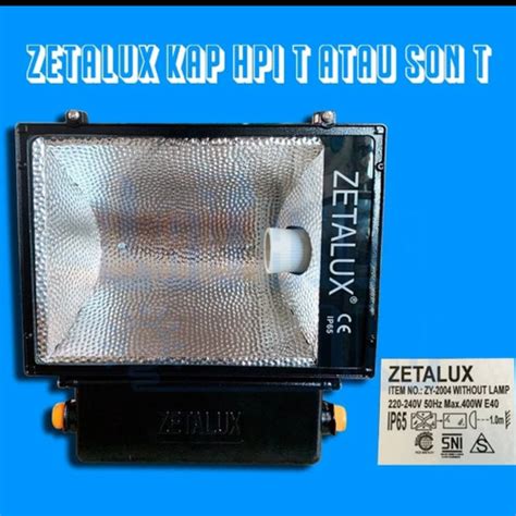 Jual Kap Lampu HPIT 400W Zetalux Komplit Set Lengkap 400 Watt Kota