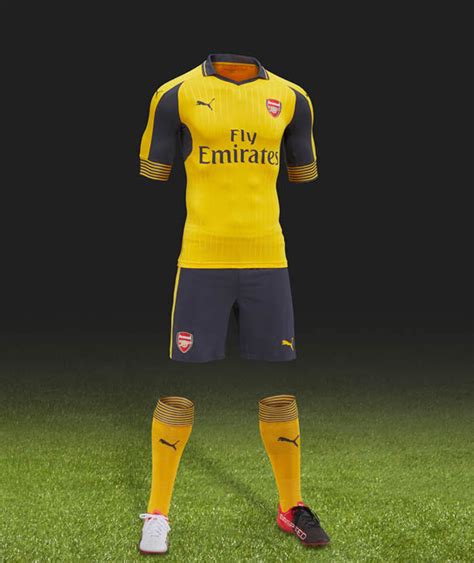 Arsenal Fc Premier League 201617 Kits Confirmed So Far Sport